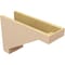 Ekena Millwork 7"W x 21"D x 14"H Classic Burlington Rough Cedar Woodgrain TimberThane Corbel, Primed Tan CORUR07X21X14BURRCPR - alternate 4